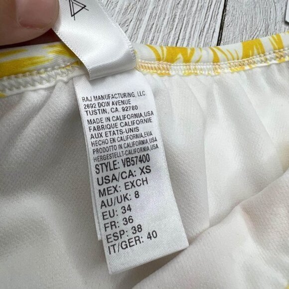 Womens Bikini Bottom XS Yellow Print VYB Vicious‎ Young Babes - Picture 4 of 5